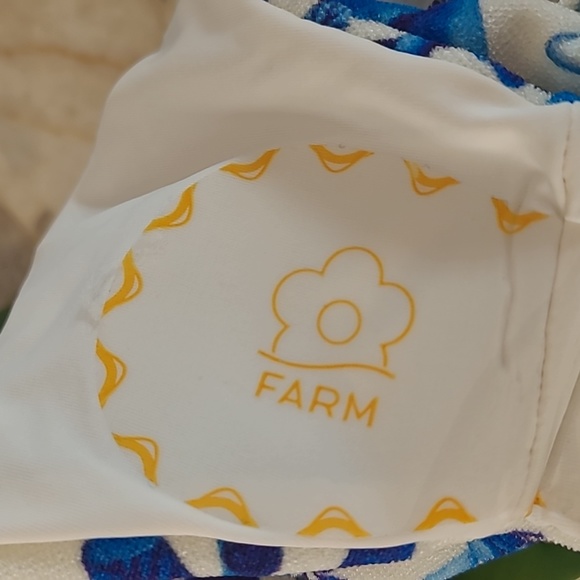 FARM Rio Blue and White Bikini - Picture 8 of 10